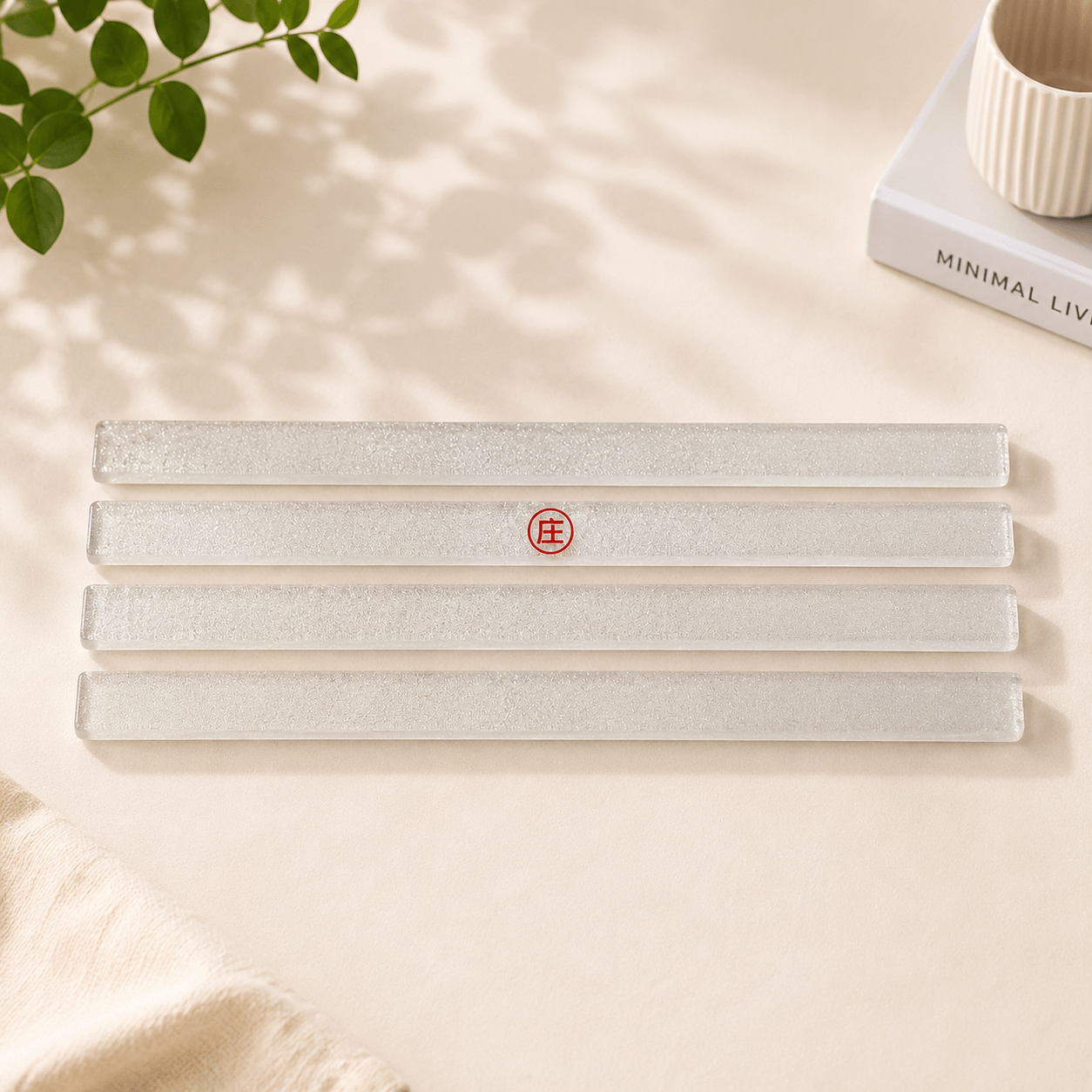 Silver Rulers (Set of 4)