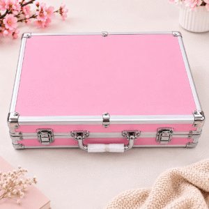 Mahjong Case (Pink Leather)