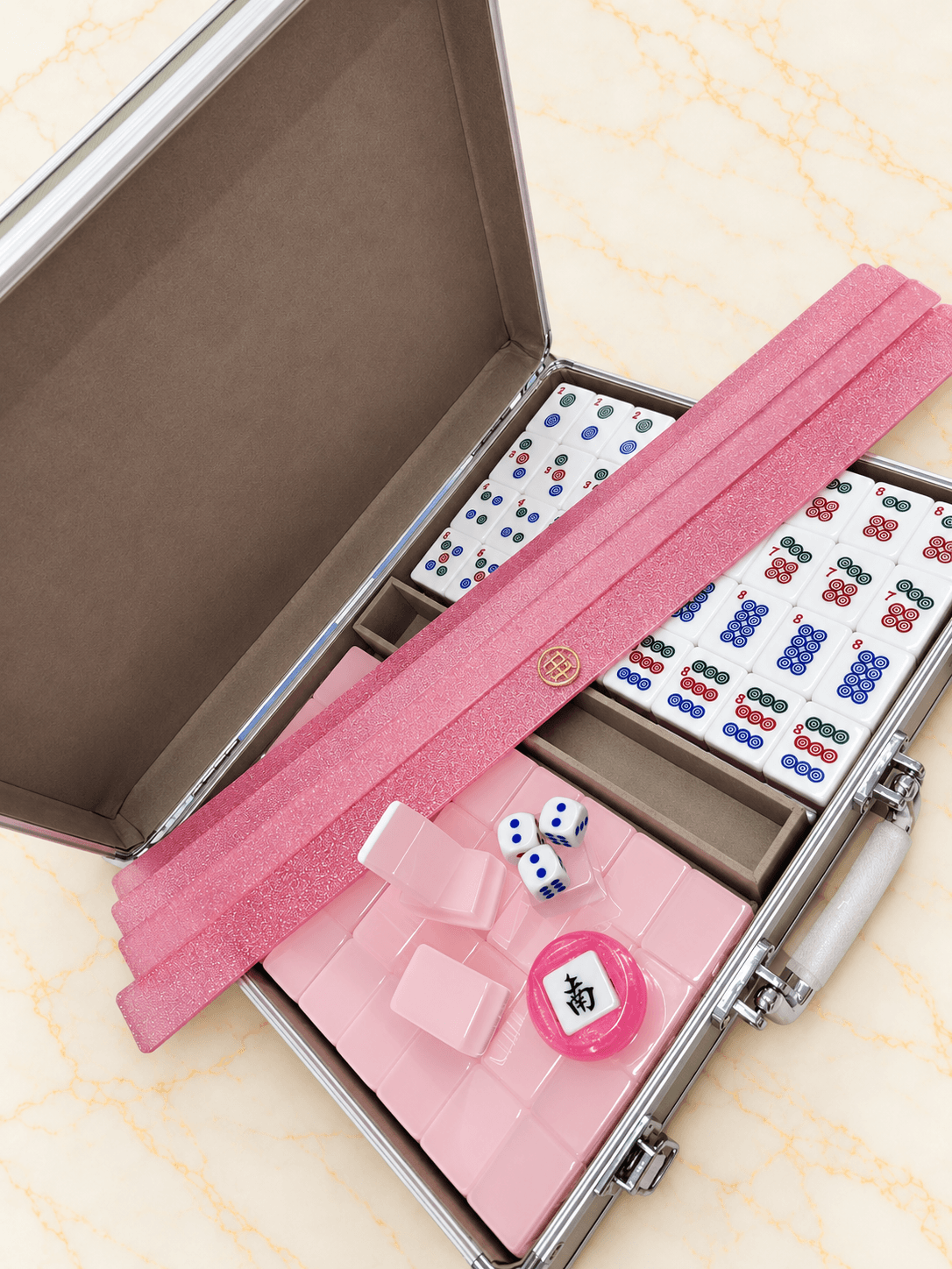 Pink Flamingo - Mahjong_sets_Dubai_Tete-a-Tile