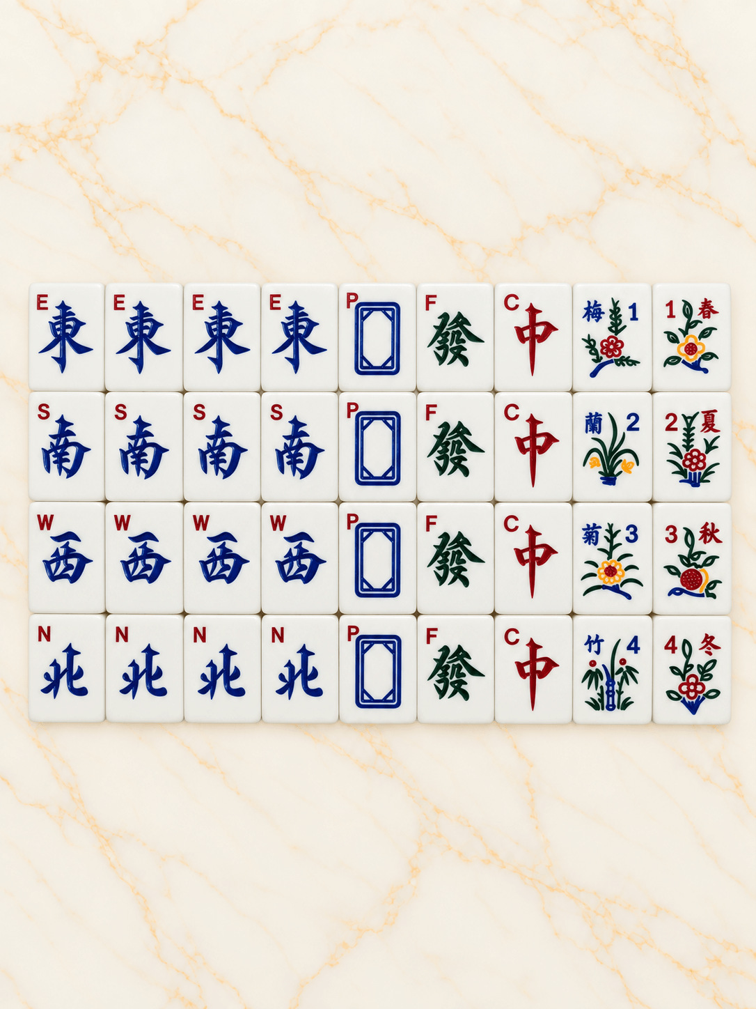 Pink Flamingo - Mahjong_sets_Dubai_Tete-a-Tile