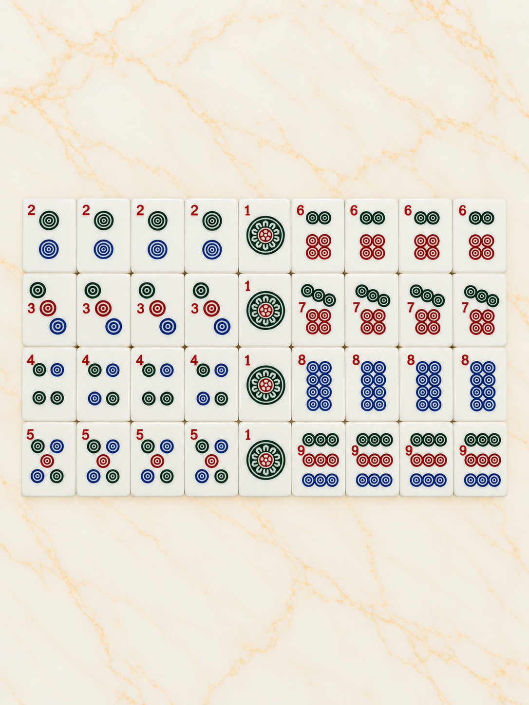 Pink Flamingo - Mahjong_sets_Dubai_Tete-a-Tile