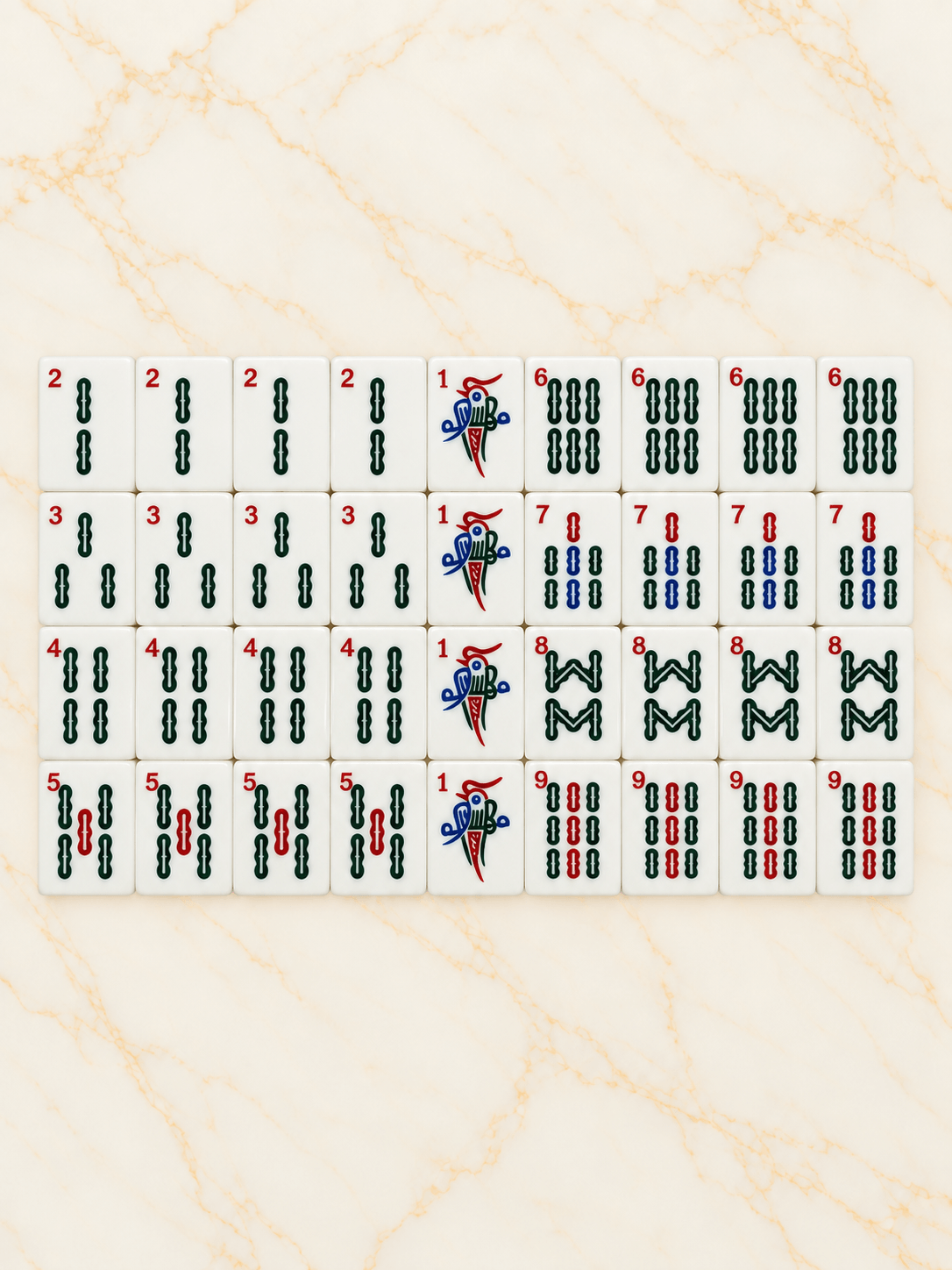 Pink Flamingo - Mahjong_sets_Dubai_Tete-a-Tile