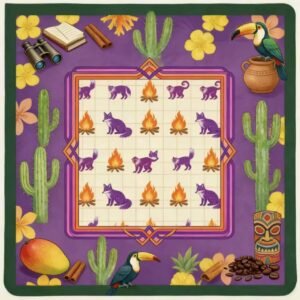Mahjong_Mat_Cactus Toucan_