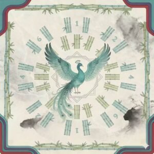 Mahjong_Mat_Ivory Phoenix