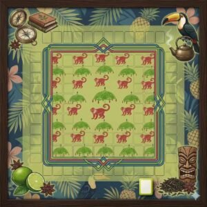 Mahjong_Mat_Tropical Monkey